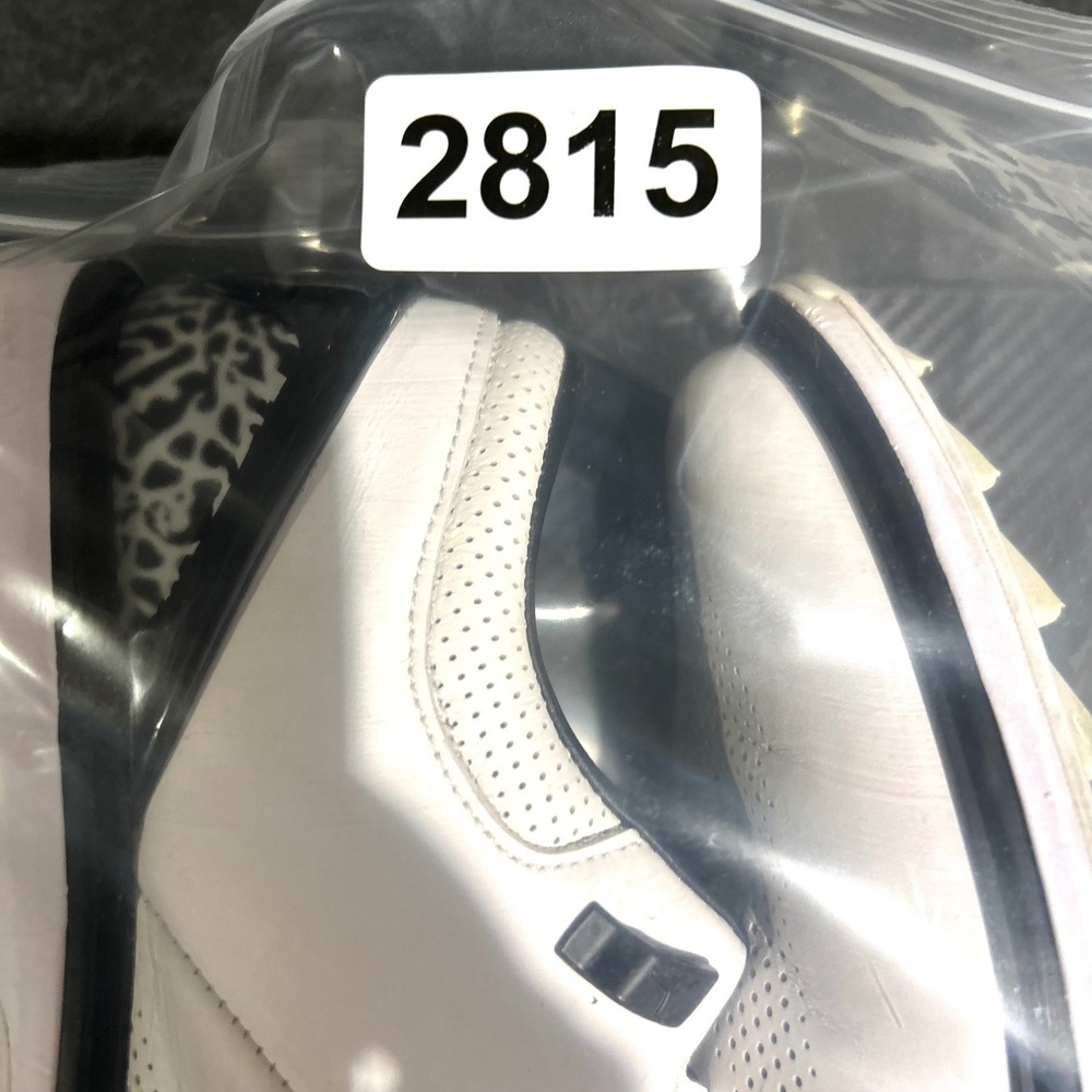 Jordan ADG 4 Golf Shoes Mens 7 White Black Leather Elephant Print DM0103-110 - Picture 11 of 11